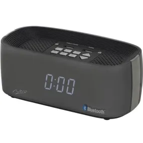 Nero Titanium Bluetooth Speaker Alarm Clock Radio