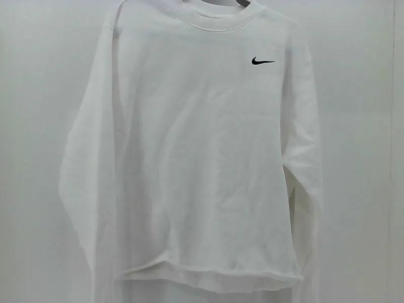 Nike Women's Sportswear White Hoodie - Medium