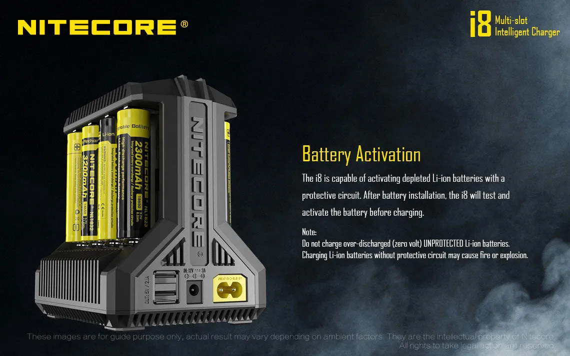 Nitecore i8 Multi Slot Intelligent Charger