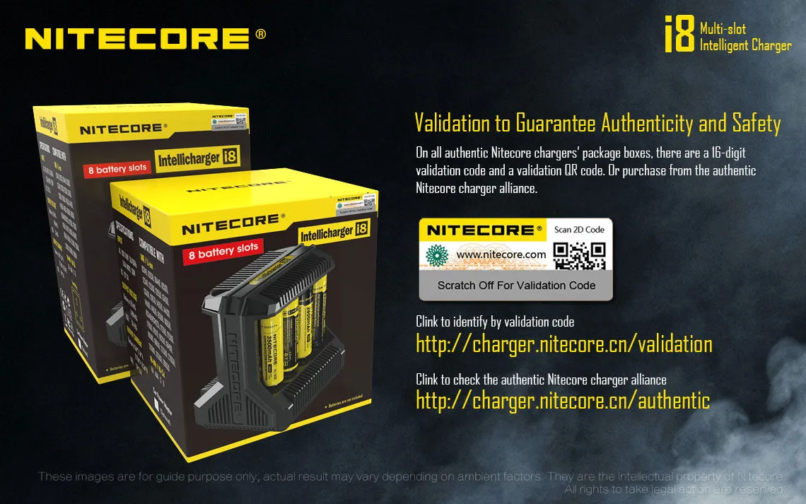 Nitecore i8 Multi Slot Intelligent Charger