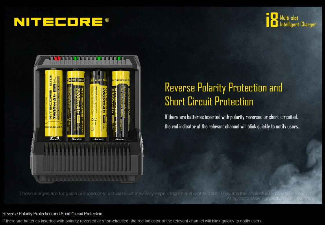 Nitecore i8 Multi Slot Intelligent Charger