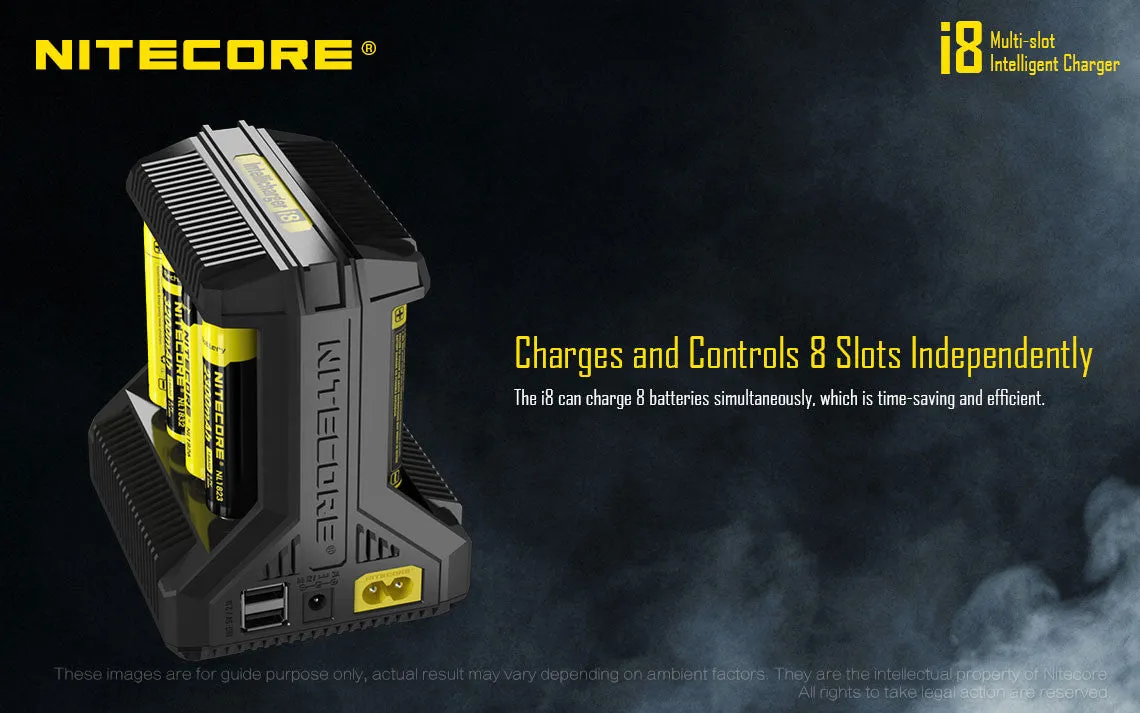 Nitecore i8 Multi Slot Intelligent Charger