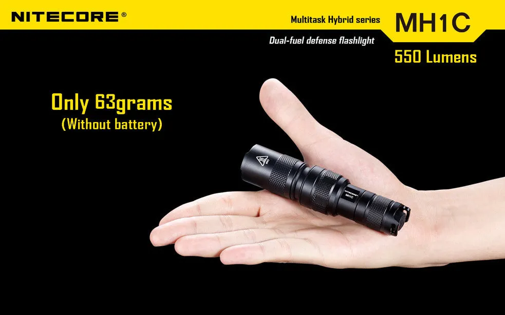 NiteCore MH1C 550 Lumen CREE XM-L U2 LED Flashlight