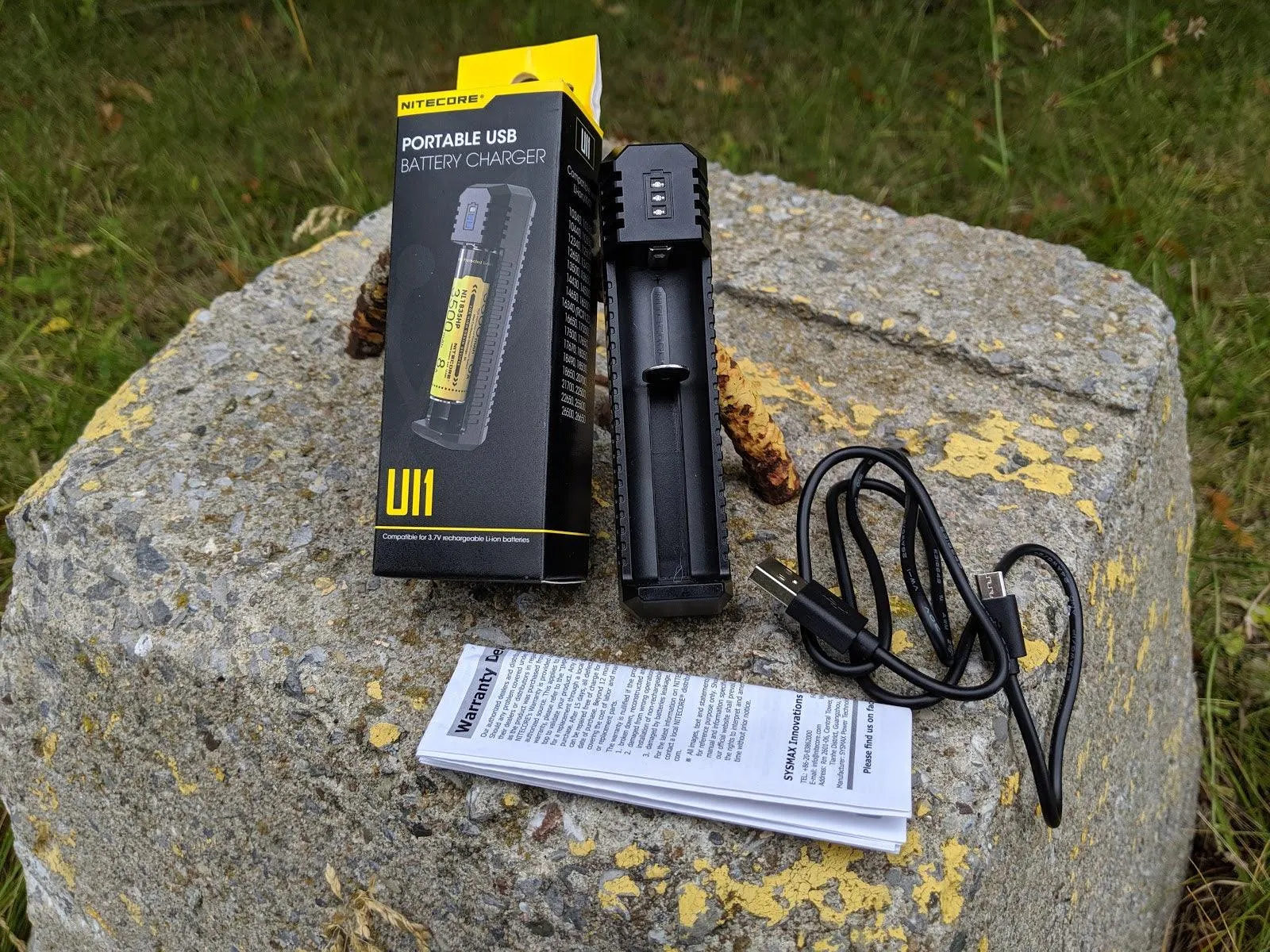 NITECORE UI1 BATTERY CHARGER   CABLE - 1 SLOT