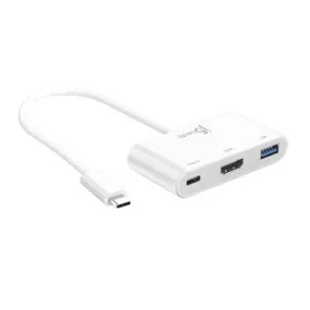 Open Box - j5create USB Type-C to HDMI & USB 3.0 with Power Delivery