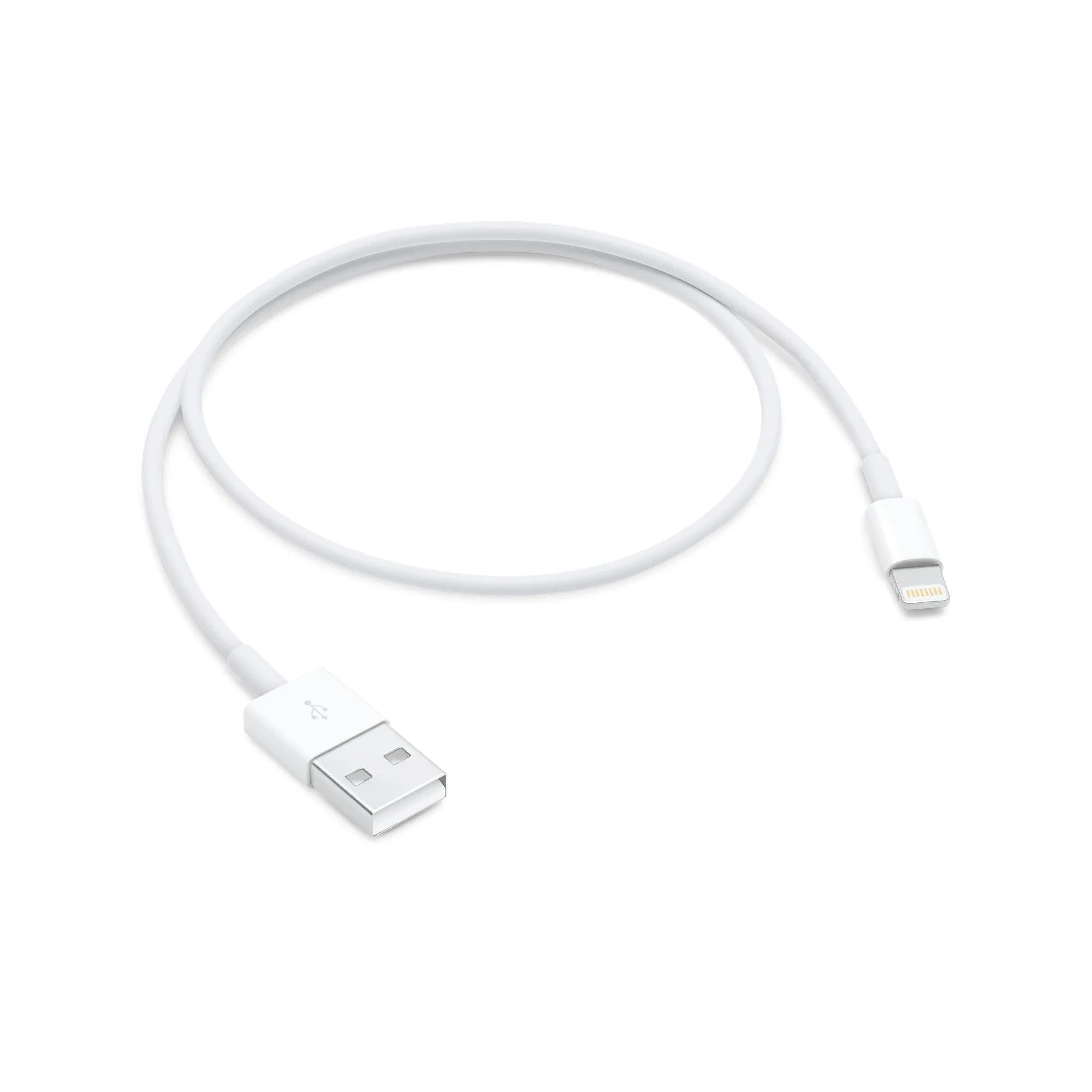 Original Apple Lightning Kabel 0.5 m. Hvid (ME291ZM/A)