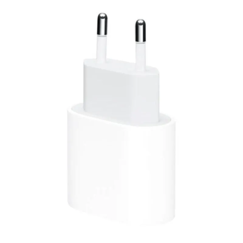 Original Apple PD (Power Delivery) 20W Vægoplader m. USB-C - Hvid  (MHJE3ZM/A)