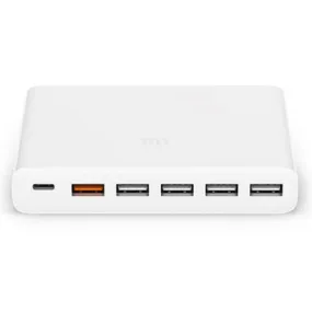 Original Xiaomi 5 x USB-A 1 x USB-C 60W QC3.0 Fast Charging Adapter