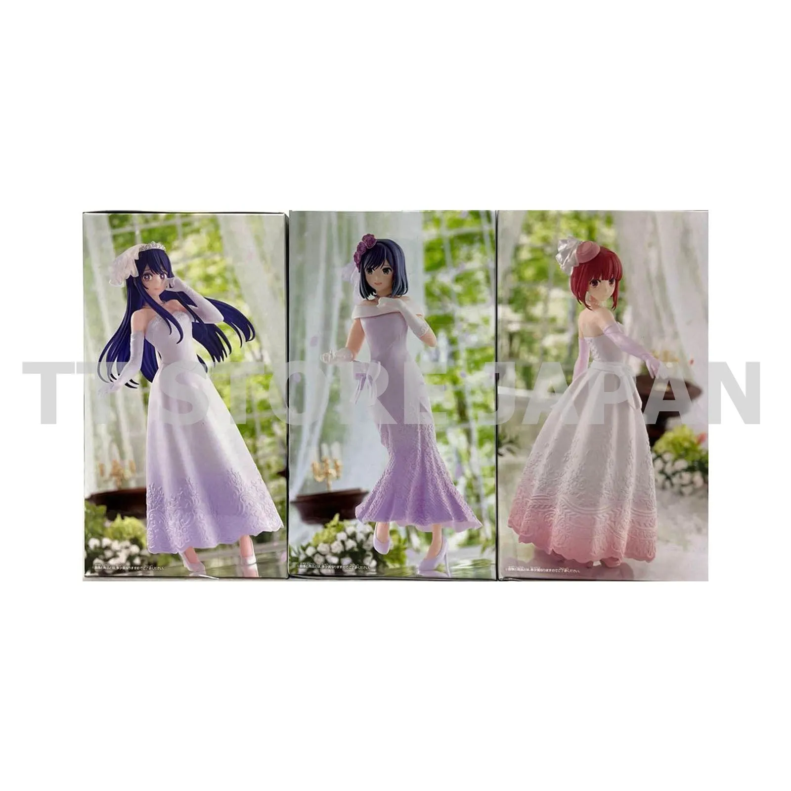 Oshi No Ko Figure Ai Hoshino Kana Arima Akane Kurokawa Set Wedding Bridal Dress