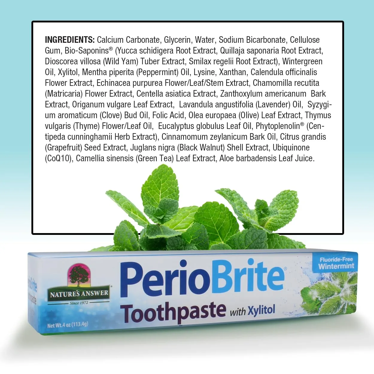 PerioBrite Toothpaste Cranberry Flavor 4oz Fluoride Free