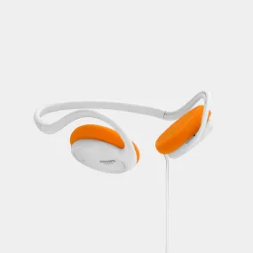 Philips SHS391 White Neckband Headphones