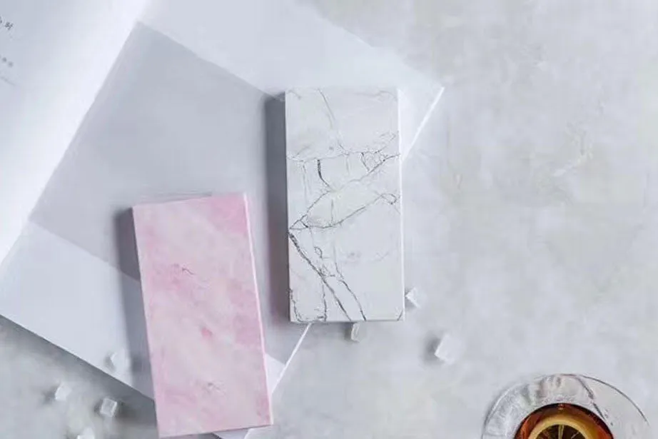 Pink Marble Power Bank Charger