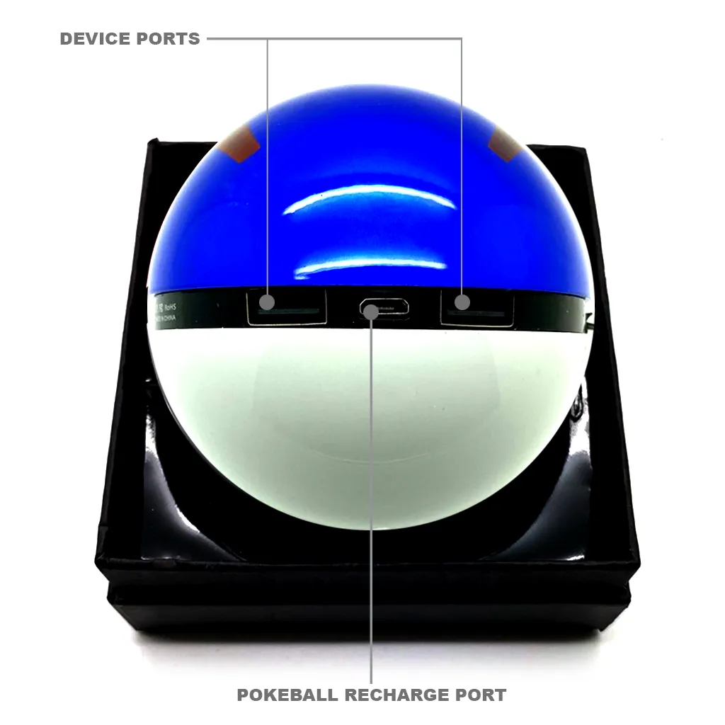 Pokemon Great Ball Powerbank Pokeball Charger