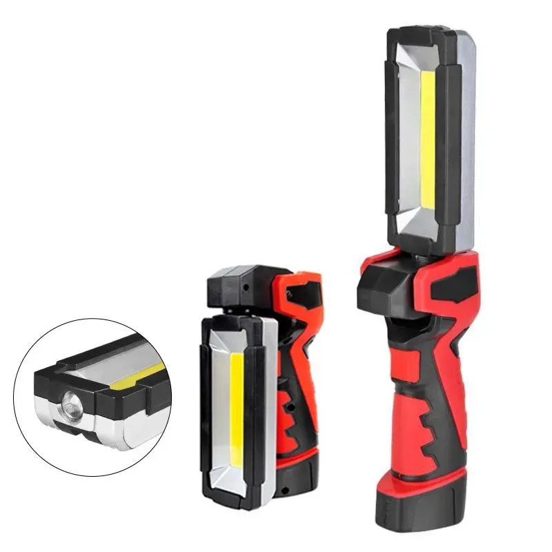 Portable COB LED  Work Light Car Garage Mechanic Lamp USB Rechargeable Lnspection Lamp Torch Car Emergency Flashing Light