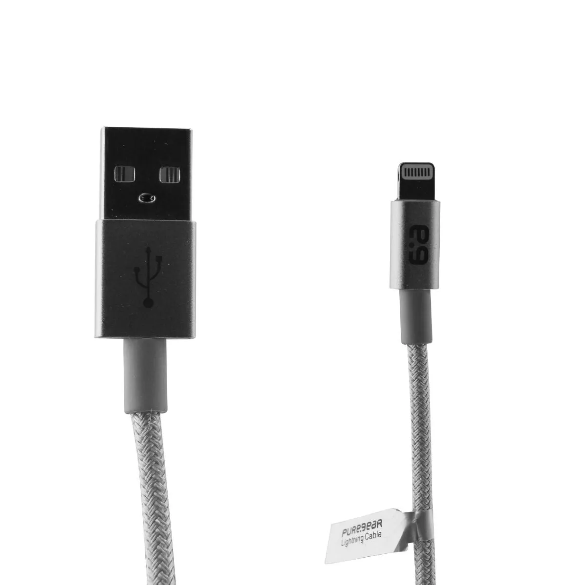 PureGear (61038PG) 4Ft Charge & Sync Cable for iPhones - Silver