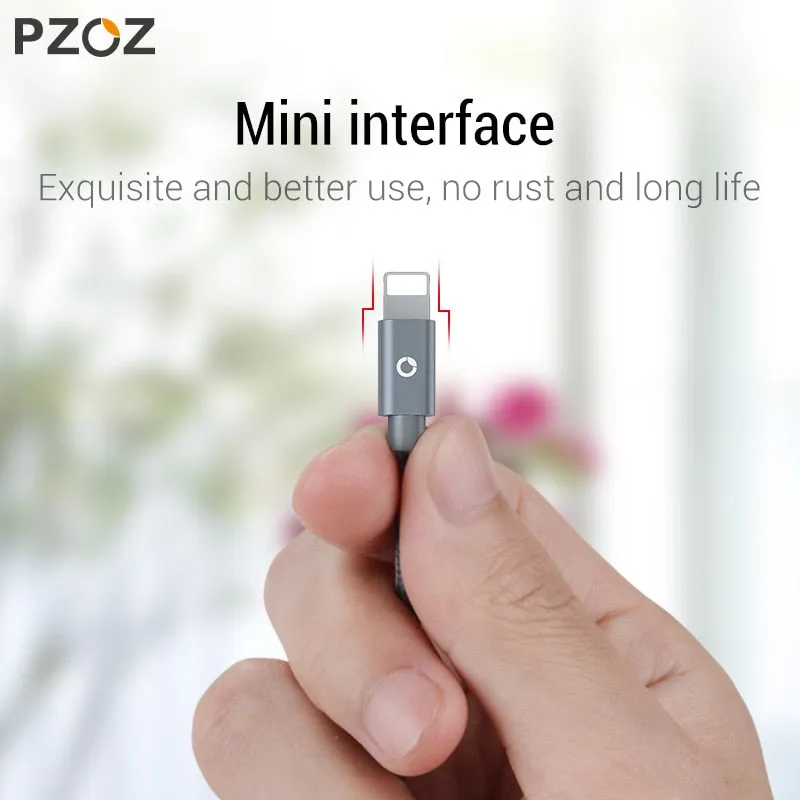 PZOZ usb cable for iphone cable 11 pro max Xs Xr X 8 7 6 plus 6s 5 s plus ipad mini 4 fast charging cables mobile phone charger