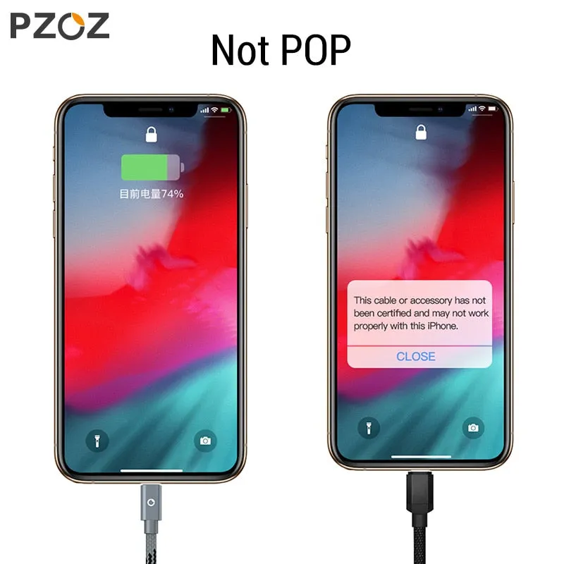 PZOZ usb cable for iphone cable 11 pro max Xs Xr X 8 7 6 plus 6s 5 s plus ipad mini 4 fast charging cables mobile phone charger