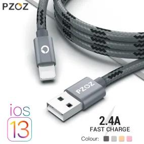 PZOZ usb cable for iphone cable 11 pro max Xs Xr X 8 7 6 plus 6s 5 s plus ipad mini 4 fast charging cables mobile phone charger