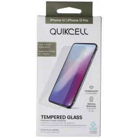 Quikcell Tempered Glass Screen Protector for Apple iPhone 12 / 12 Pro