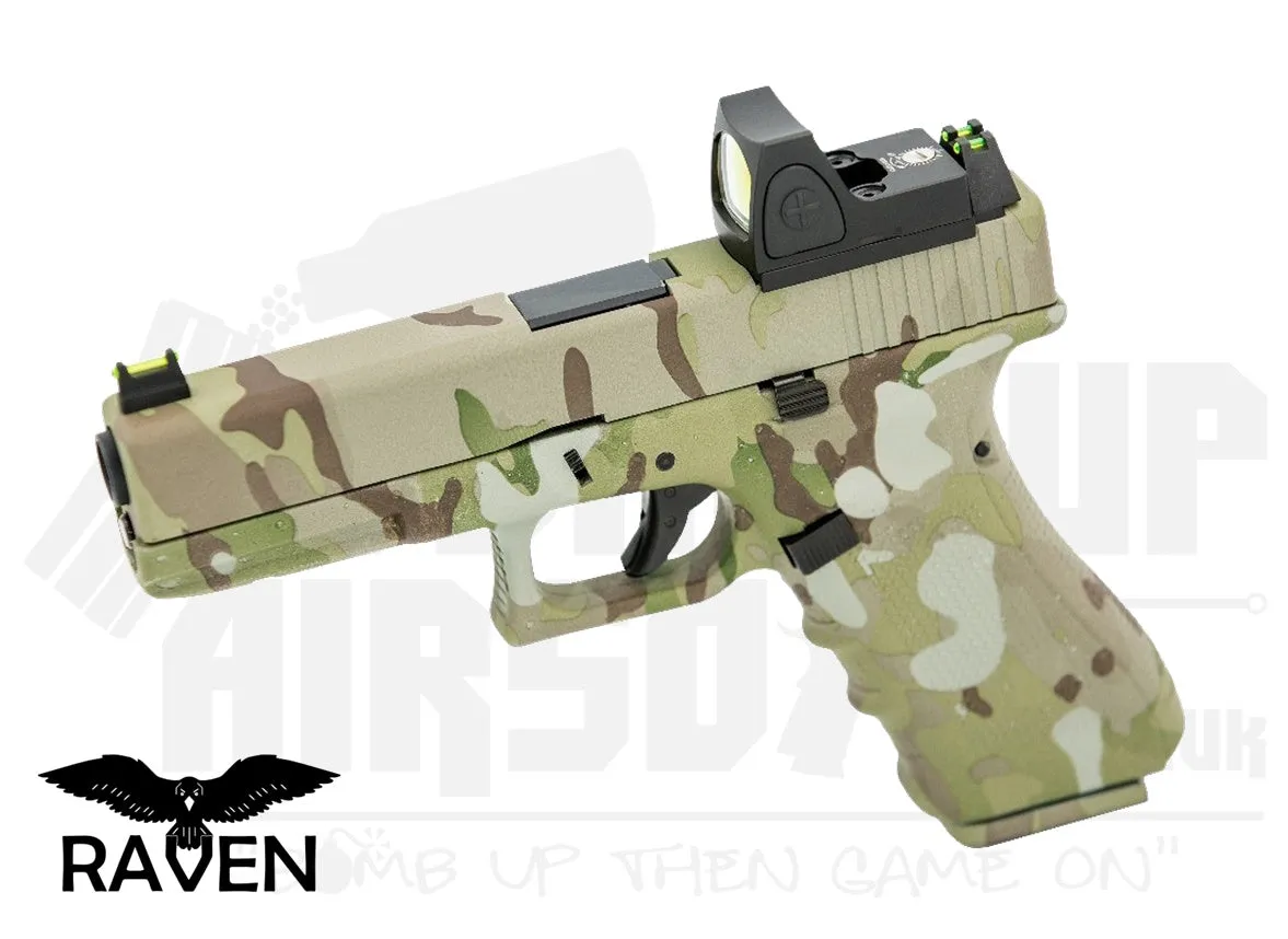 Raven EU17 With BDS GBB Airsoft Pistol - Camo