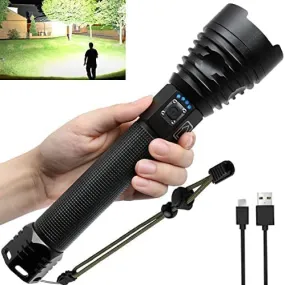 Rechargeable LED Flashlights 100000 High Lumens