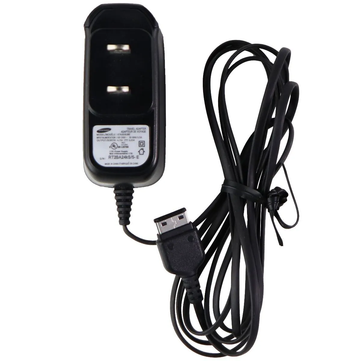 Samsung Power Adapter Wall Charger Model (ETA3S30JBE) 4.75V 0.55A - Black