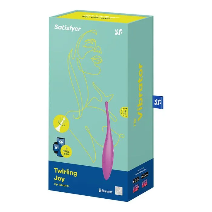 Satisfyer Twirling Joy App Control - Fuschia