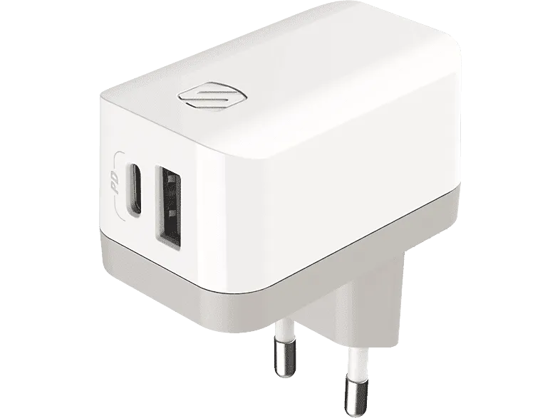 Scosche Dual Wall Charger with 32W USB-C And USB-A