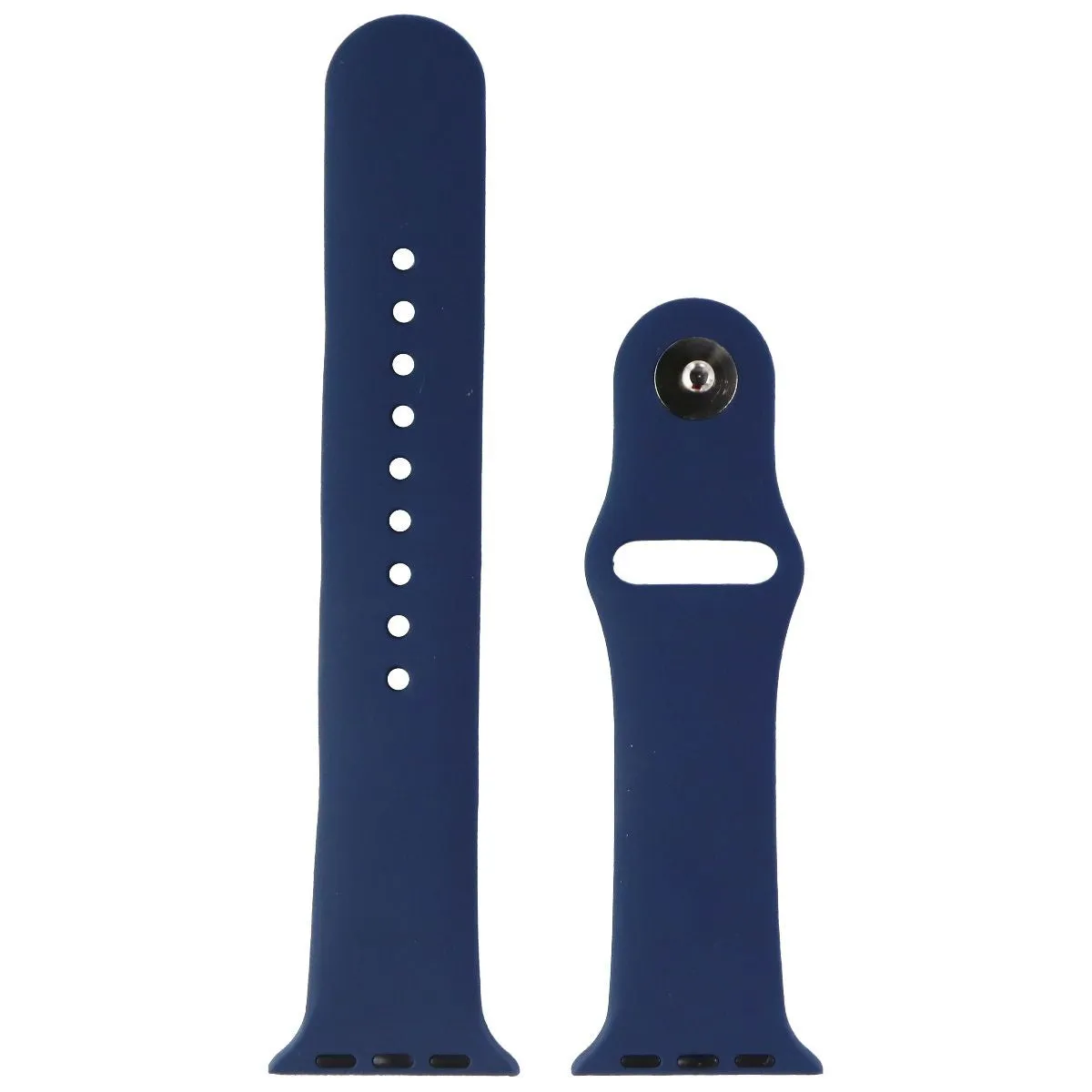 Silicone Watch Band for Apple Watch 38mm/40mm Cases - Dark Blue - Large