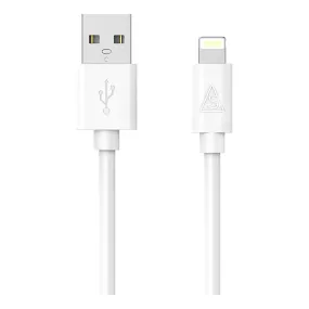 Smartline USB-A til Lightning Kabel 3 m. - Hvid