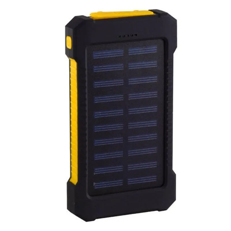 Smartphone Led Solar Power Bank Waterproof for Dual Device Charging