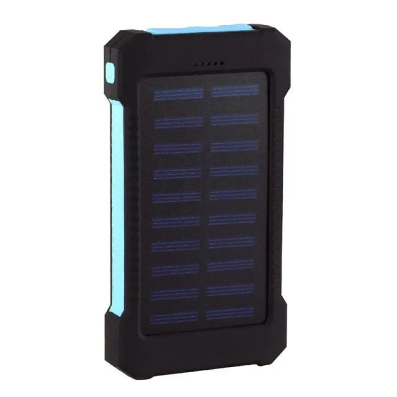 Smartphone Led Solar Power Bank Waterproof for Dual Device Charging