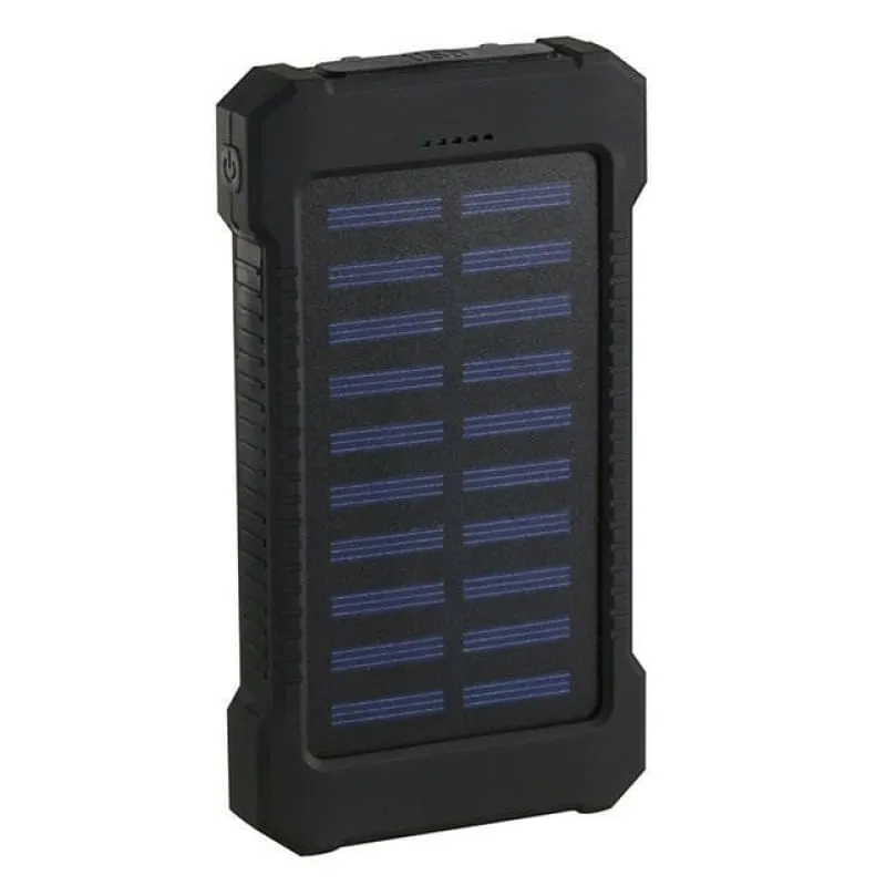 Smartphone Led Solar Power Bank Waterproof for Dual Device Charging