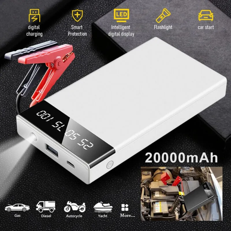 SMAXPro™ Portable Car Jump Starter: 20000mAh Jumper   Power Bank Charger