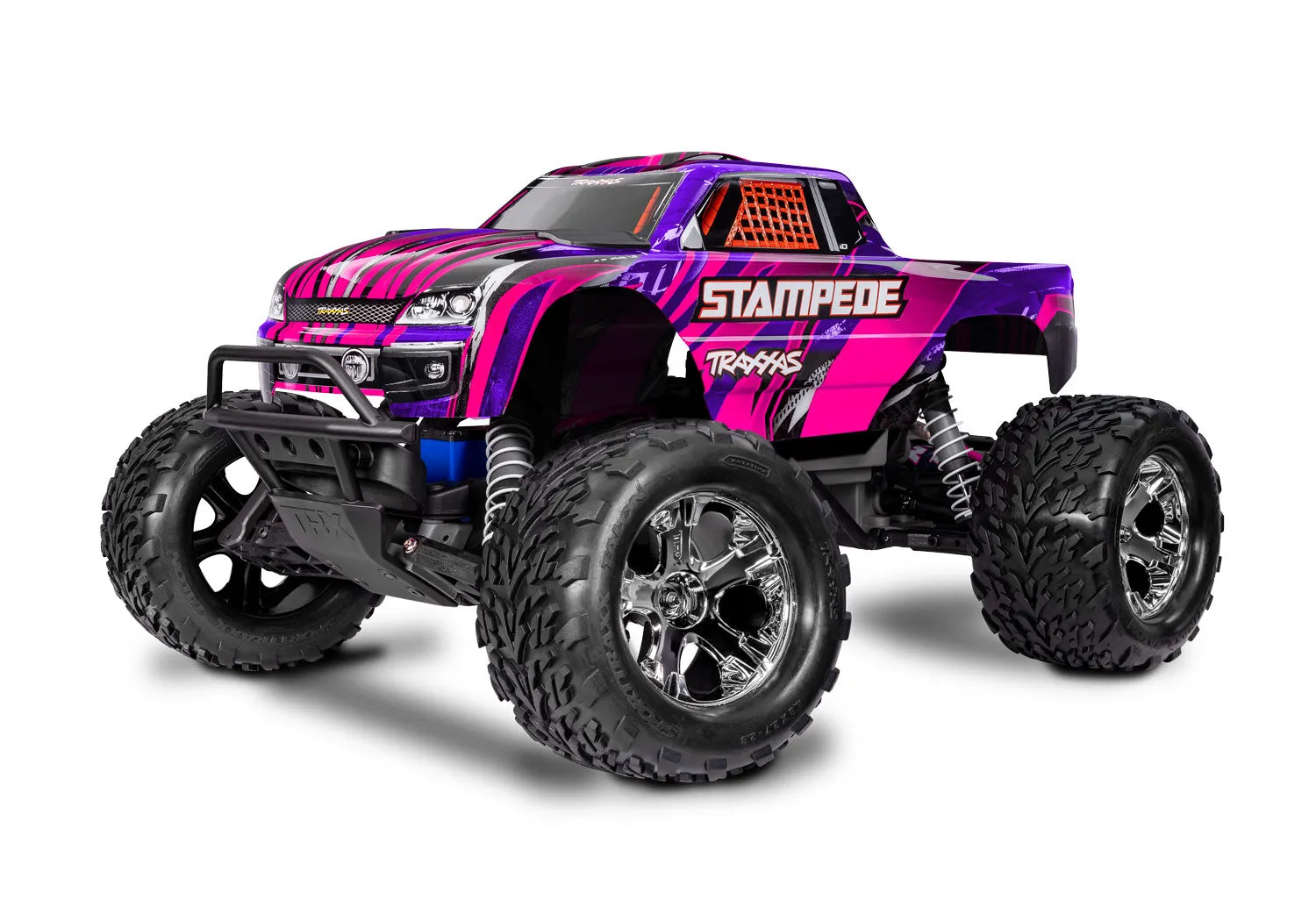 Stampede 2WD 1/10 Scale Monster Truck With Heavy Duty Parts USB-C Charger 36254-8