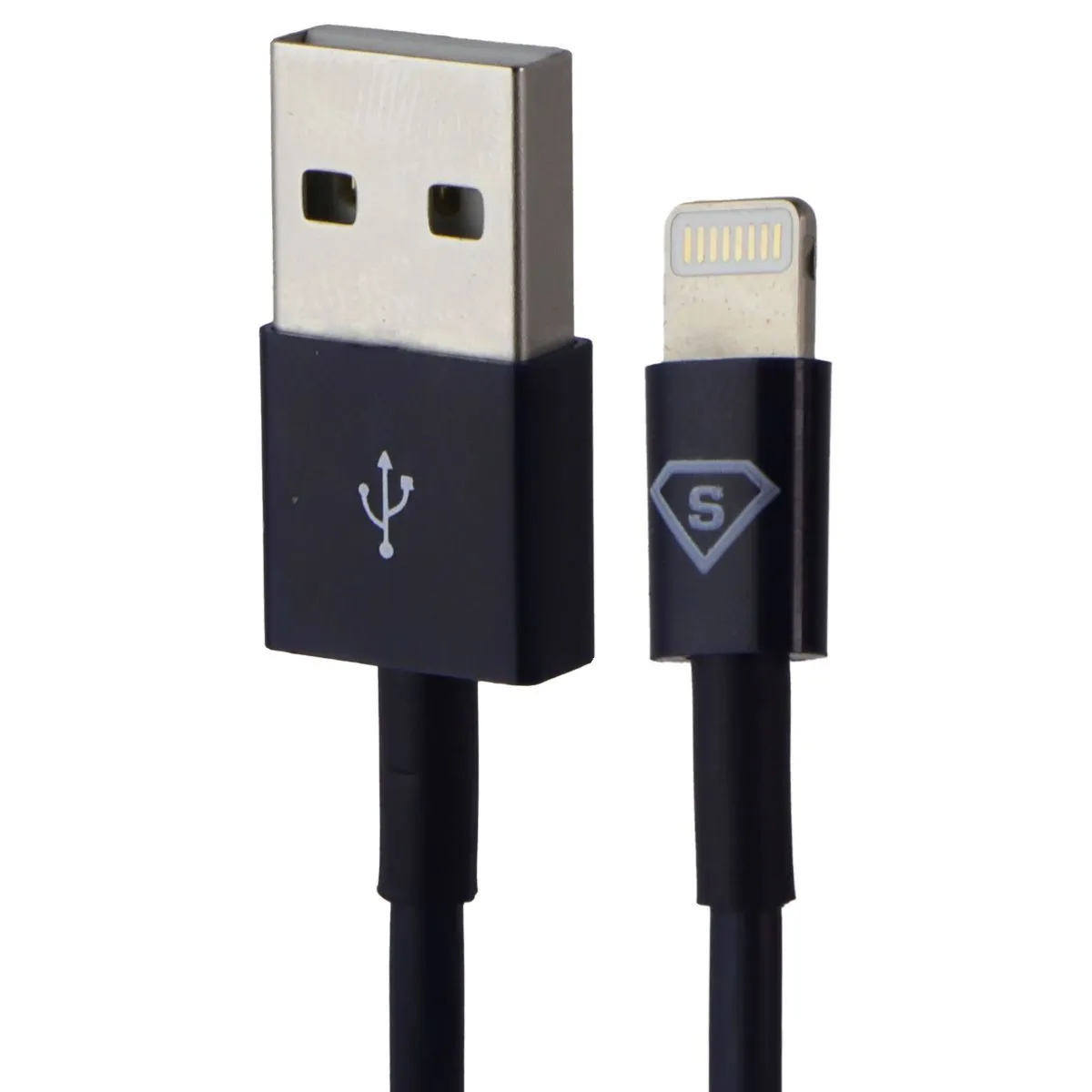 Standard 3.3ft Lightning 8-Pin Charging Cable for iPhone/iPad/iPod - Dark Blue