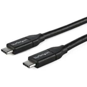 StarTech.com 1m 3 ft USB C to USB C Cable w/ 5A PD - M/M - USB 2.0 - USB-IF Certified - USB Type C Cable - USB C Charging Cable - USB C PD Cable - Power your USB Type-C devices - 1m USB C to USB C Cable - 1 m USB Type C Cable - 3ft USB C Charging Cable -