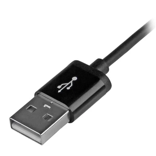 Startech.Com 1M (3Ft) Black Apple 8-Pin Lightning Connector To Usb Cable For Iphone / Ipod / Ipad - Charge And Sync Cabl