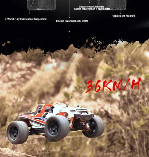 Storm 1/18 4WD RTR High Speed Monster Truck RC Toy