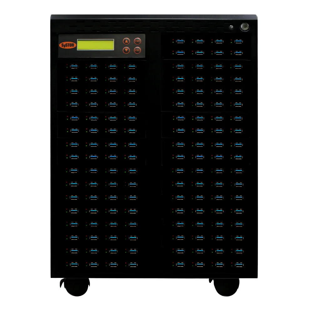 Systor 1 to 135 USB 3.0/3.1 Duplicator & Sanitizer 6GB/Min - Standalone Multiple Flash Memory Copier & Storage Drive Eraser, Speeds Up to 100MB/Sec (SYS-USB30100-135)