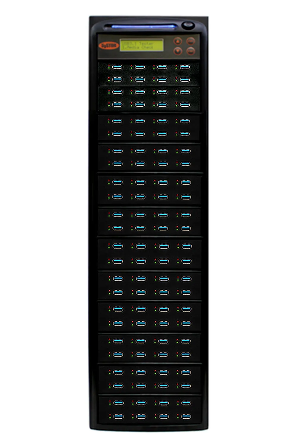 Systor 1 to 95 USB 3.0/3.1 Duplicator & Sanitizer 6GB/Min - Standalone Multiple Flash Memory Copier & Storage Drive Eraser, Speeds Up to 100MB/Sec (SYS-USB30100-95)
