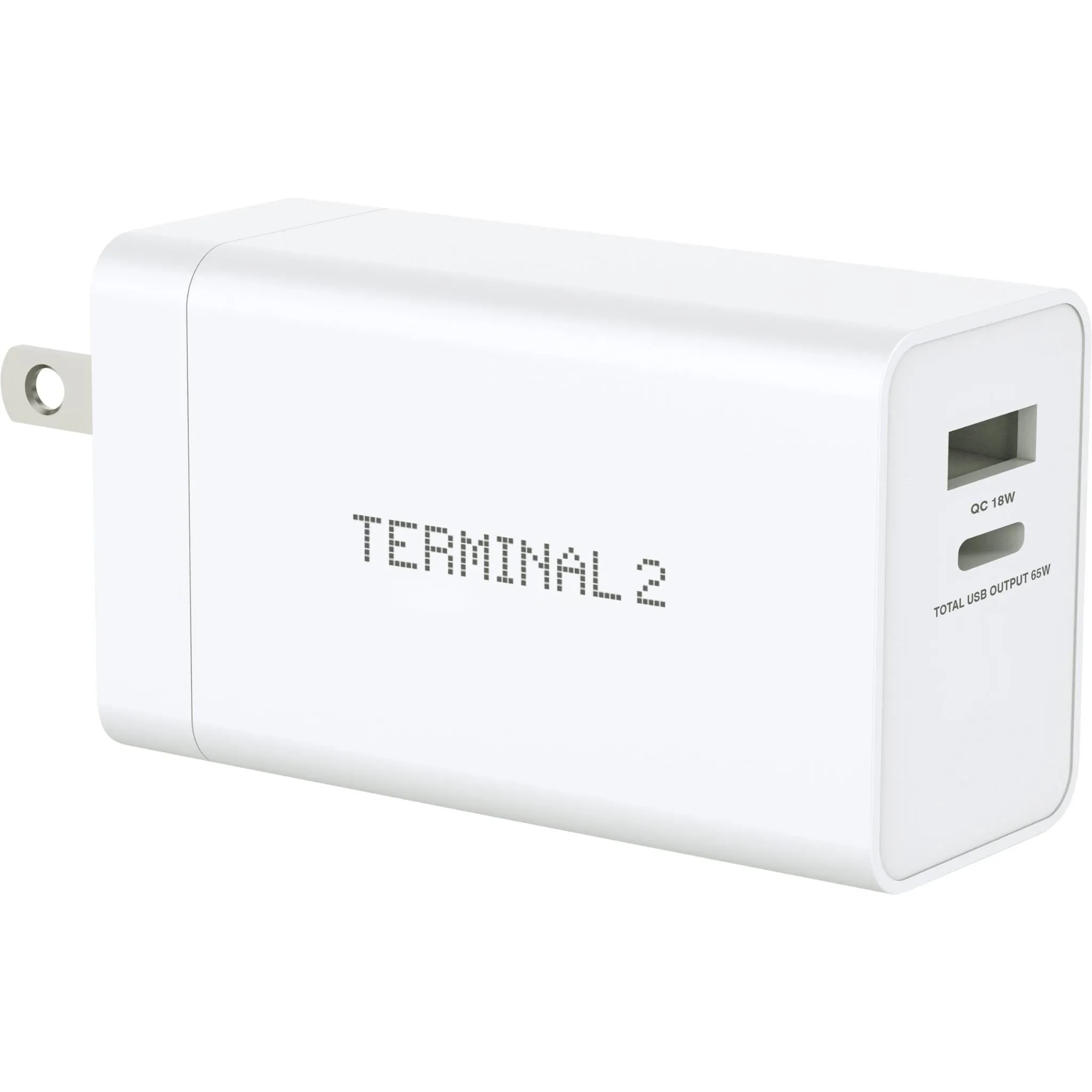 Terminal 2 65W GaN Universal Travel Adapter