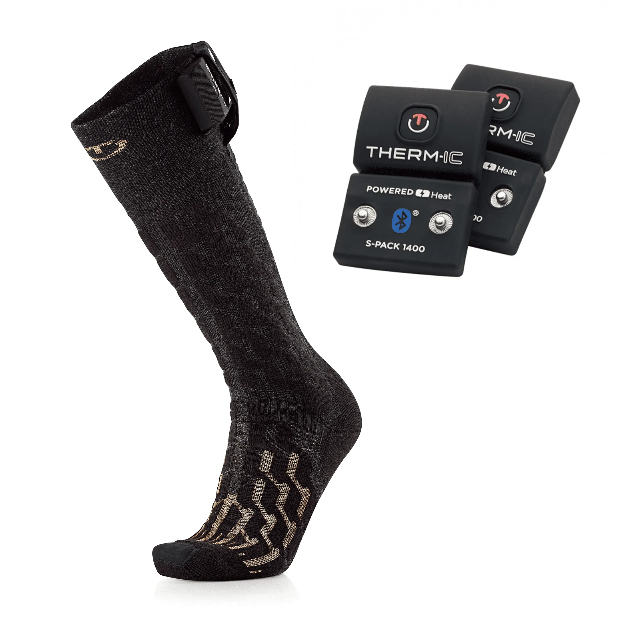 Therm-Ic Powersocks Set - Heat Fusion Men's Socks   S-Pack Battery