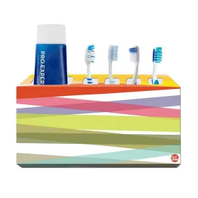 Toothbrush Holder Wall Mounted -Coloreful Strips