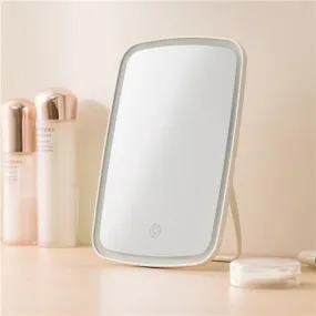 Touch-Sensitive Portable Makeup Mirror - With LED Brightness, Adjustable and USB Rechargeable