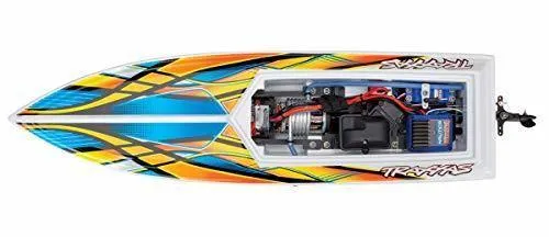 Traxxas 38104-1-ORNG Blast: High Performance Race Boat Orange