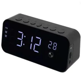 TUYA 2MP WIFI ALARM CLOCK CAMERA IR/PIR