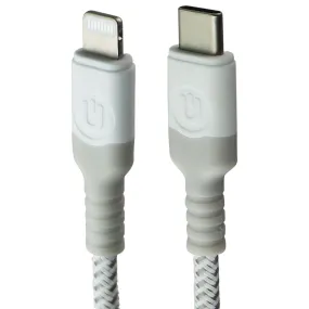 UBREAKIFIX (4-Ft) USB-C to 8-Pin Durability Cable for iPhone/iPad - White