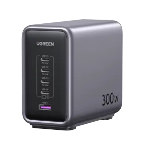 UGREEN Nexode 300W USB C GaN Charger-5 Ports Desktop Charger