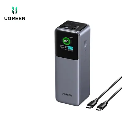 UGREEN Nexode Power Bank 25000mAh 200W with Smart Digital Display